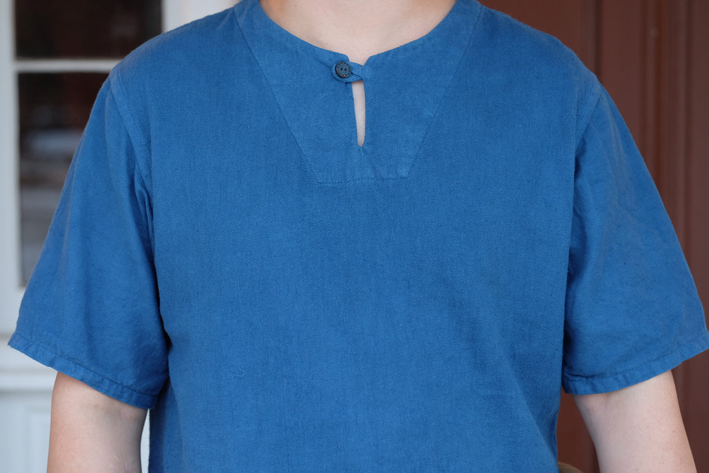 Natural Indigo Dyed Easy Shirt