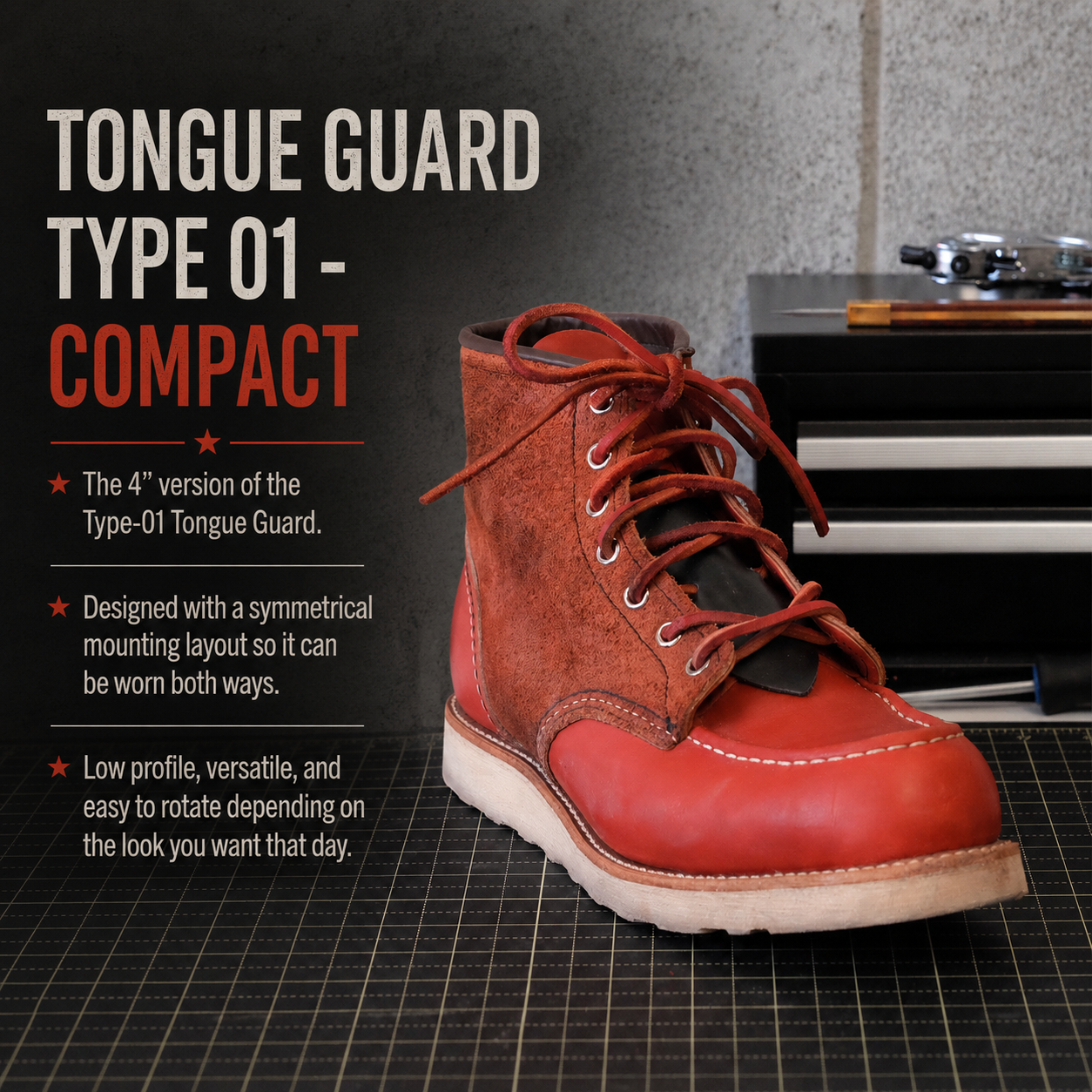 Fade Dept. Tongue Guard Type-01 — Compact