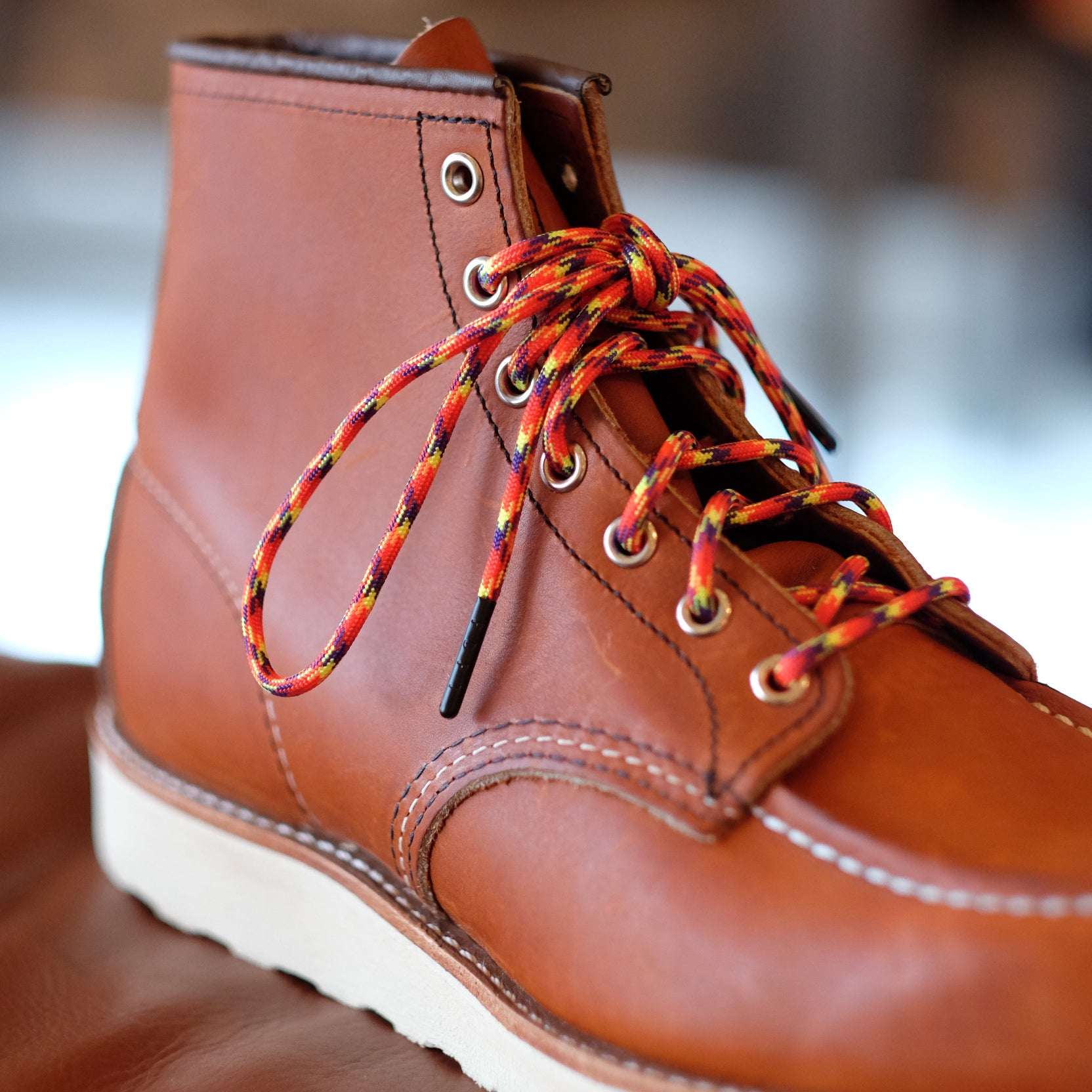 Sunrise Orange Paracord Laces - Hinode (日の出)