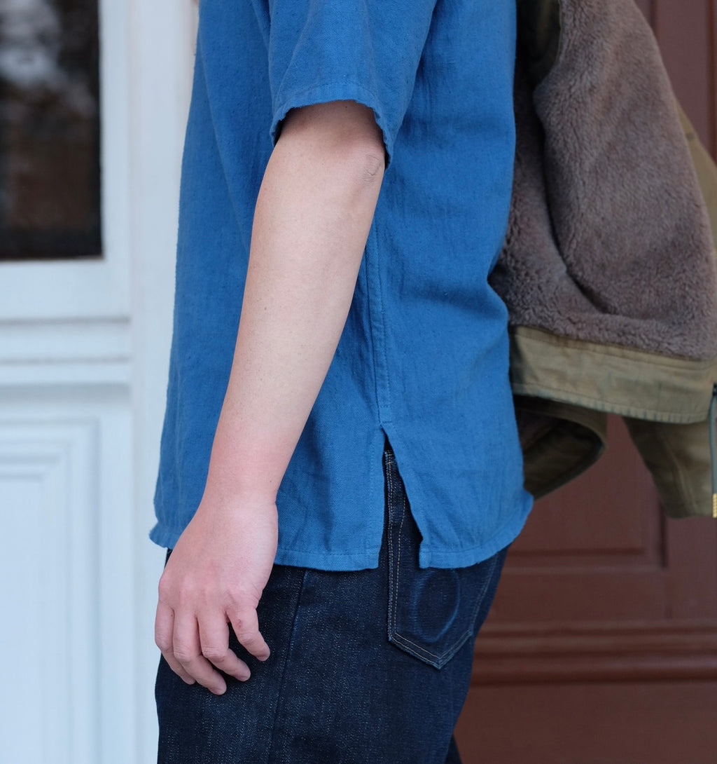 Natural Indigo Dyed Easy Shirt