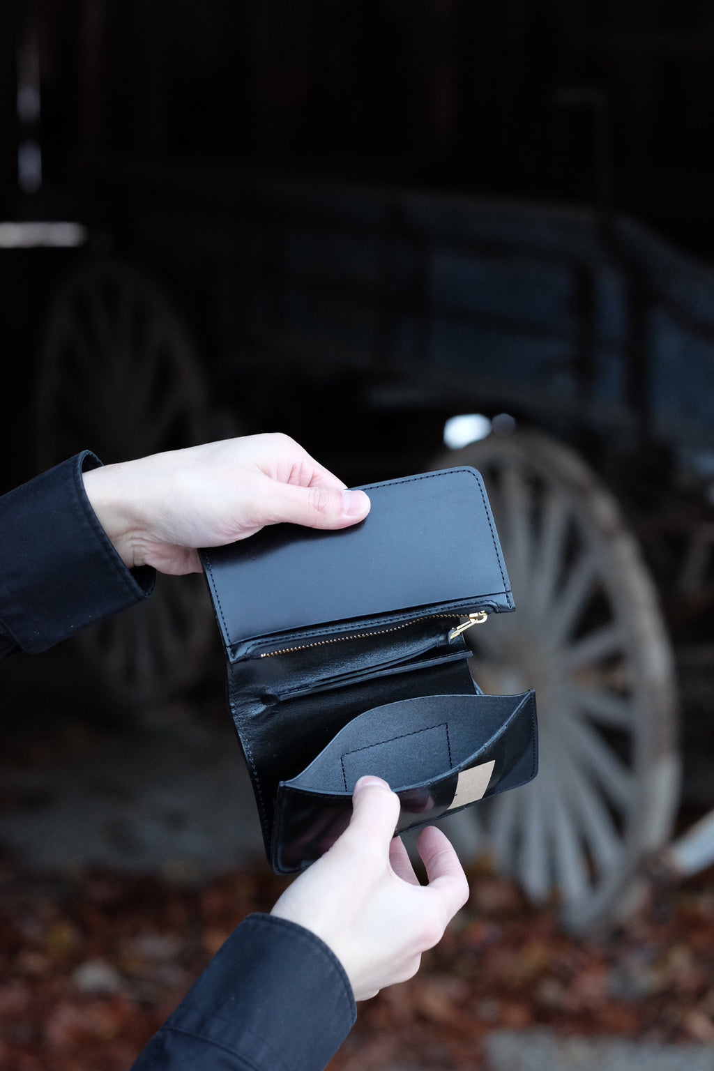 Black Long Wallet