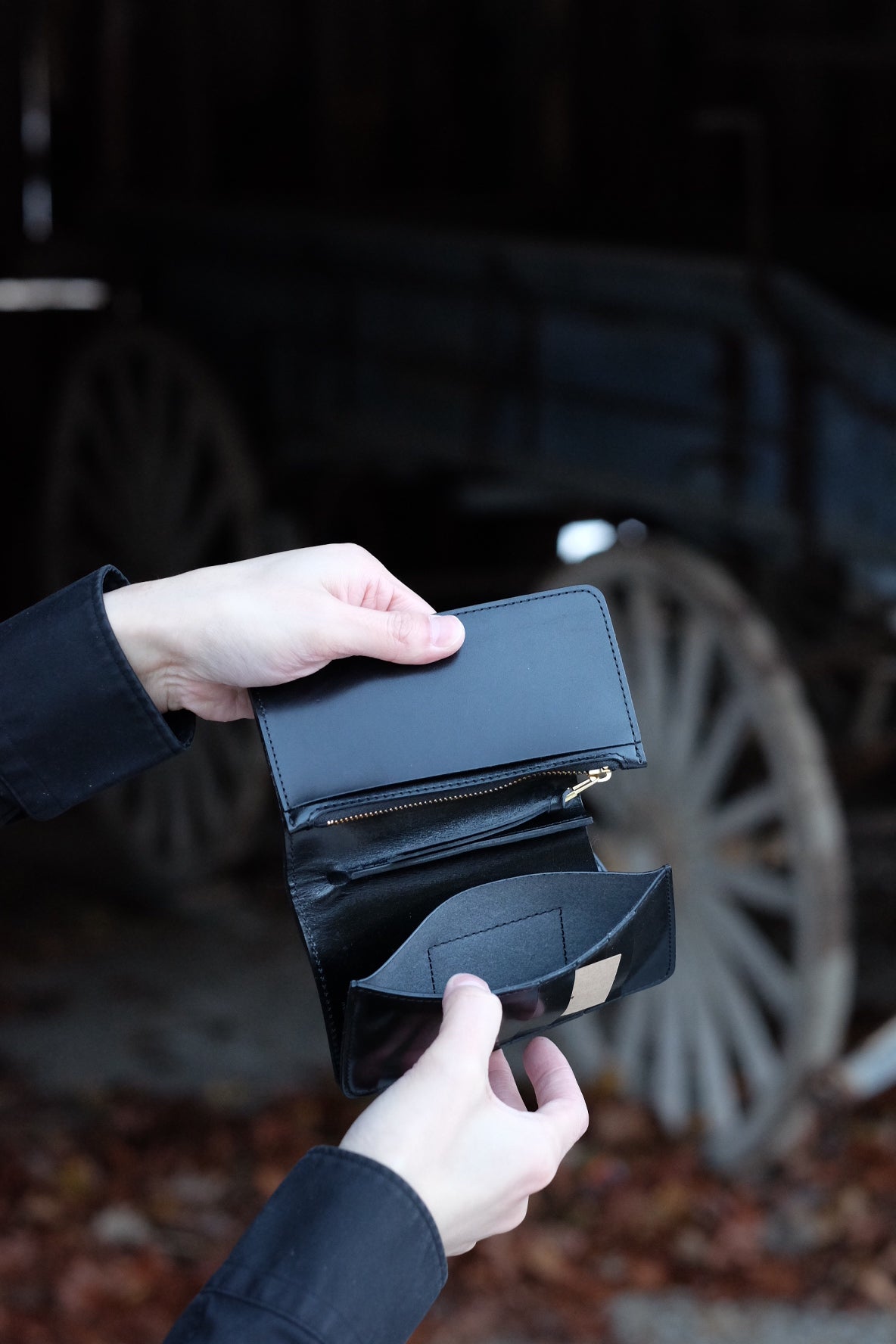 Black Long Wallet