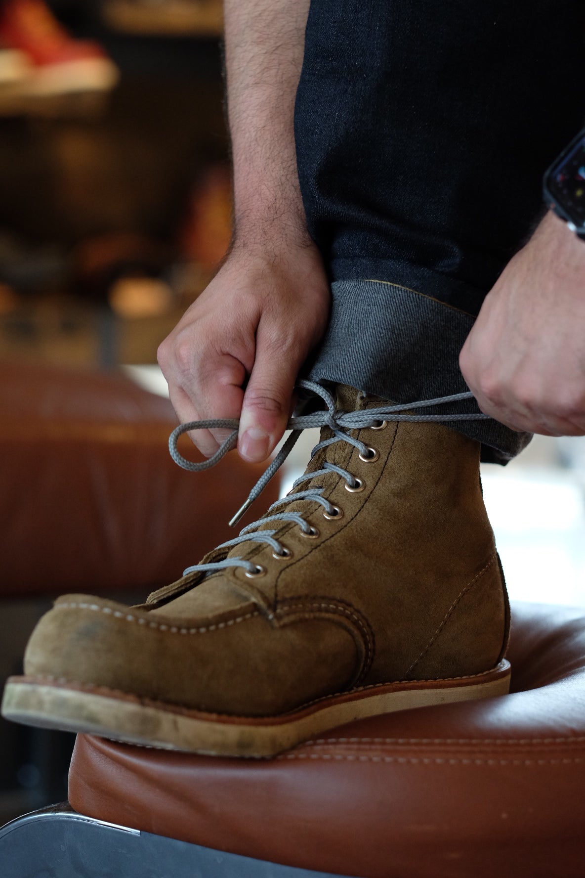 Kumo (雲) – Grey Round Boot Lace