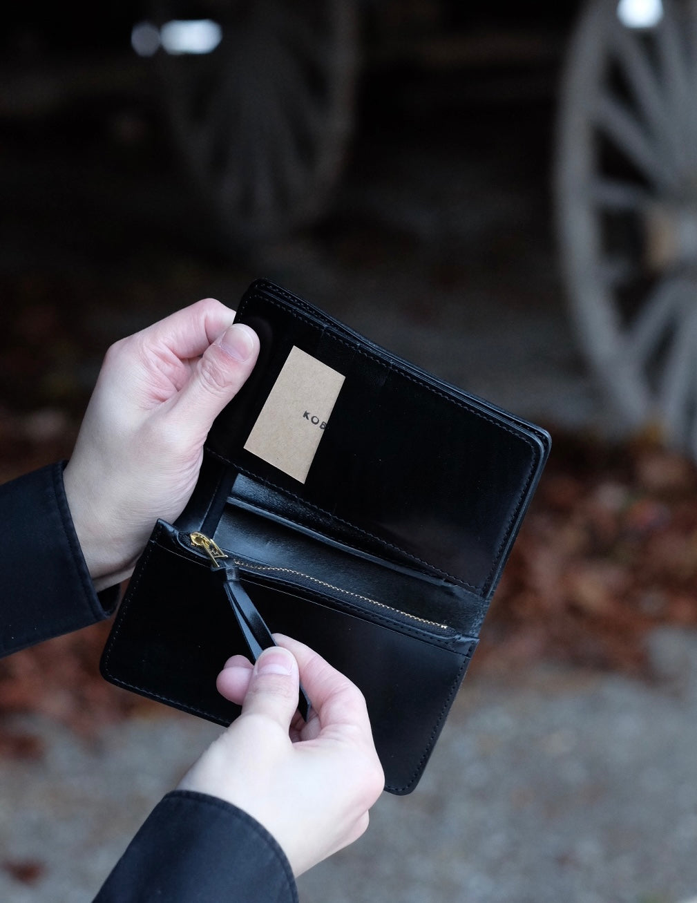 Black Long Wallet
