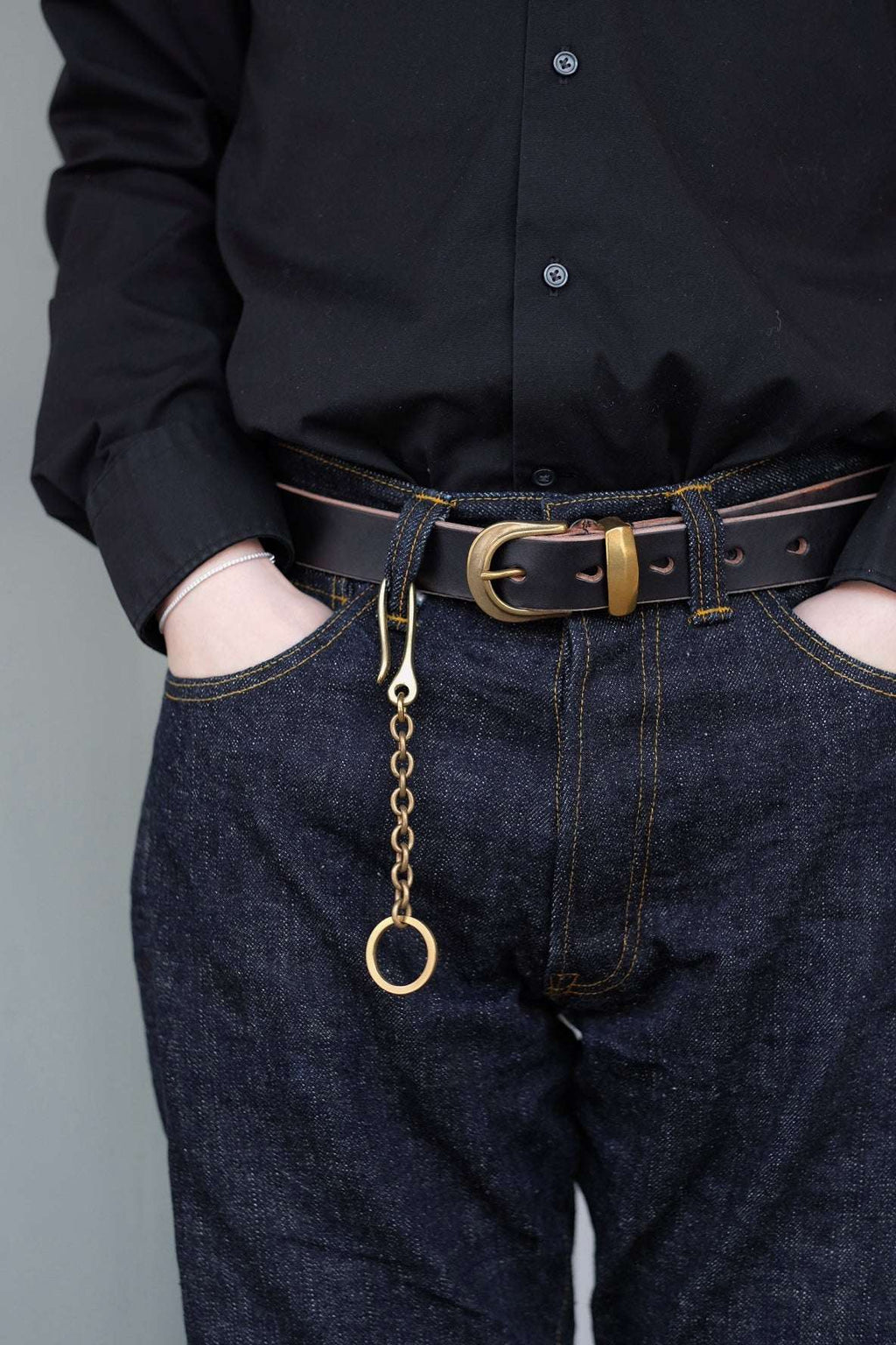 Sand Casted Belt Hook Key Chain