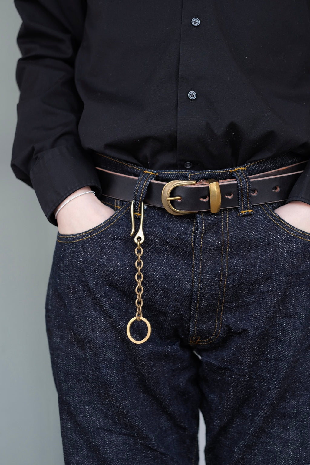 Sand Casted Belt Hook Key Chain