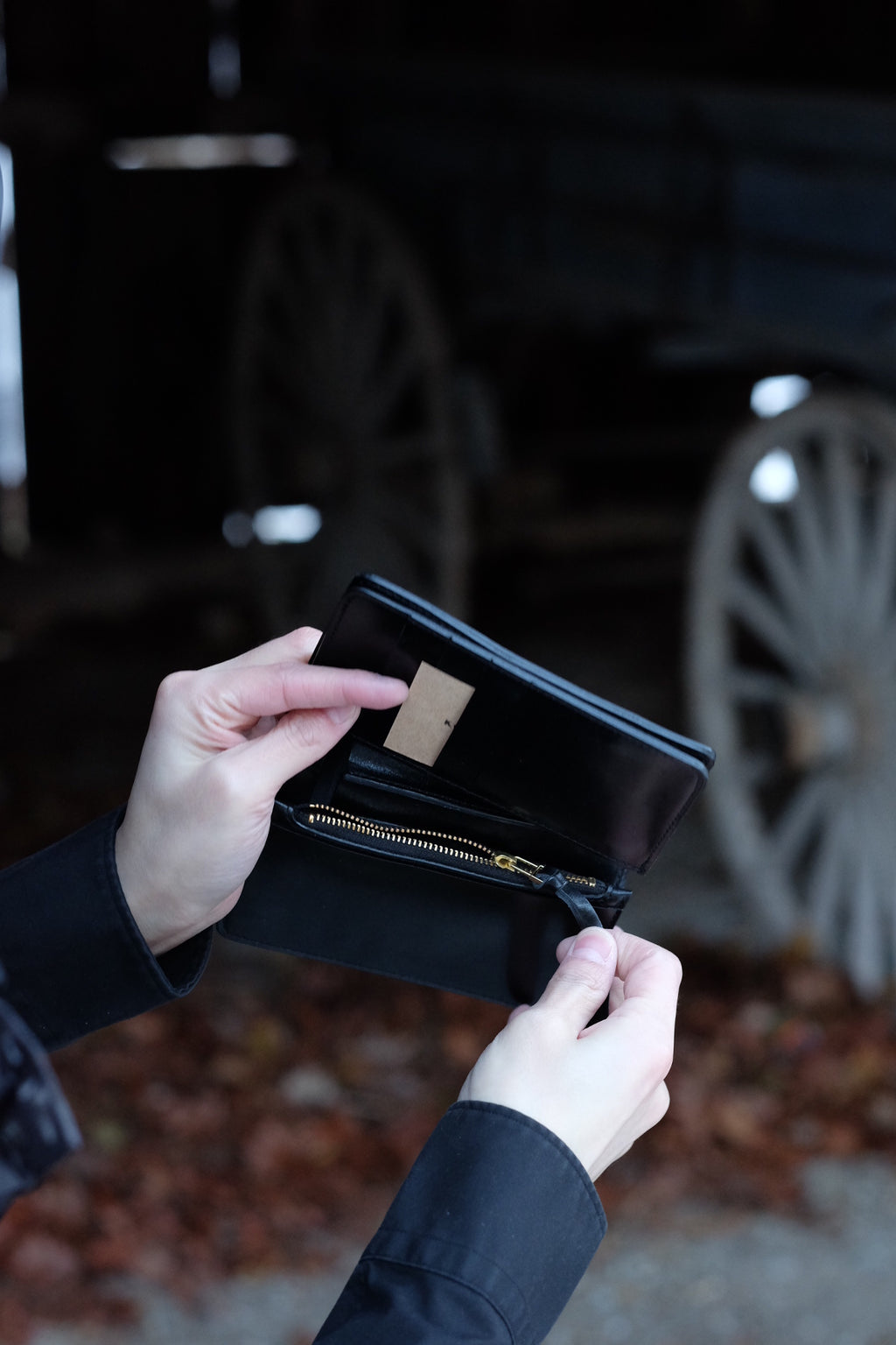 Black Long Wallet