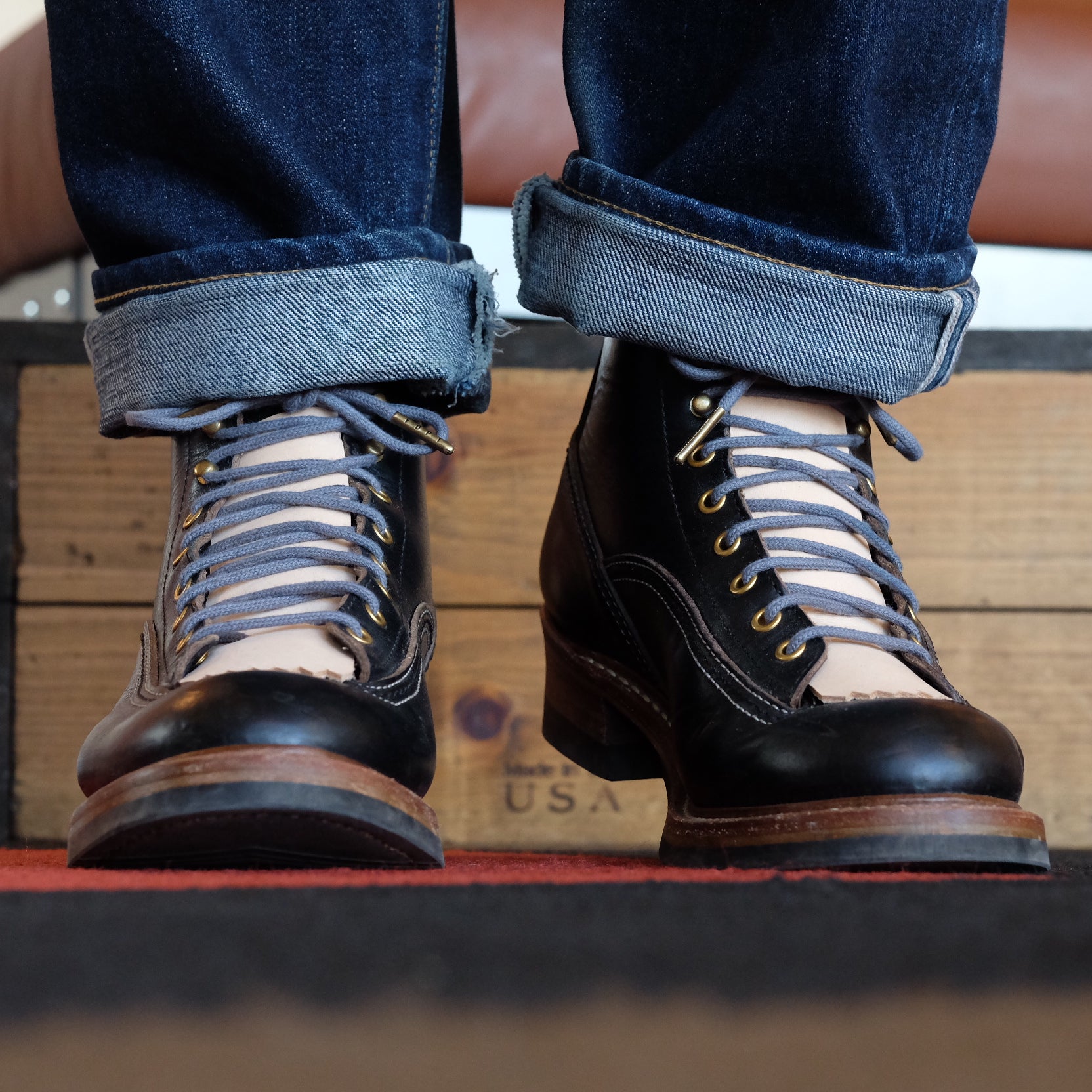 Charcoal Cotton Laces - Mokutan (木炭)