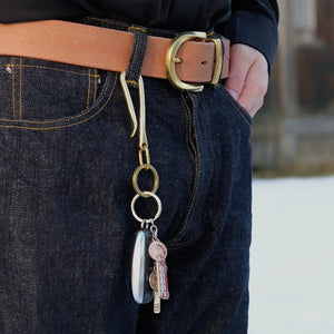 Sand Casted Key Hook With Flat Ring