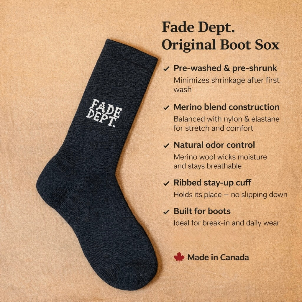 Fade Dept. Original Boot Sox