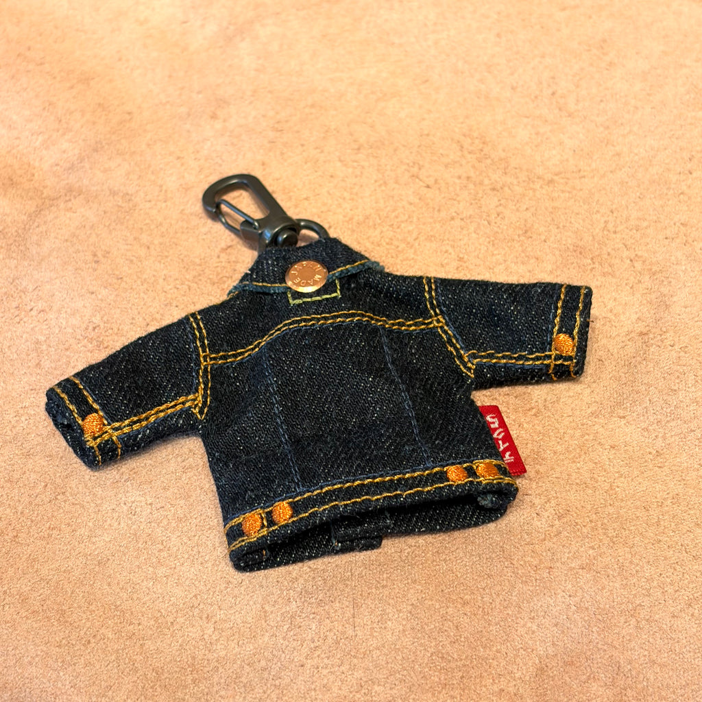 Mini Type II 14 oz Denim Jacket Keychain