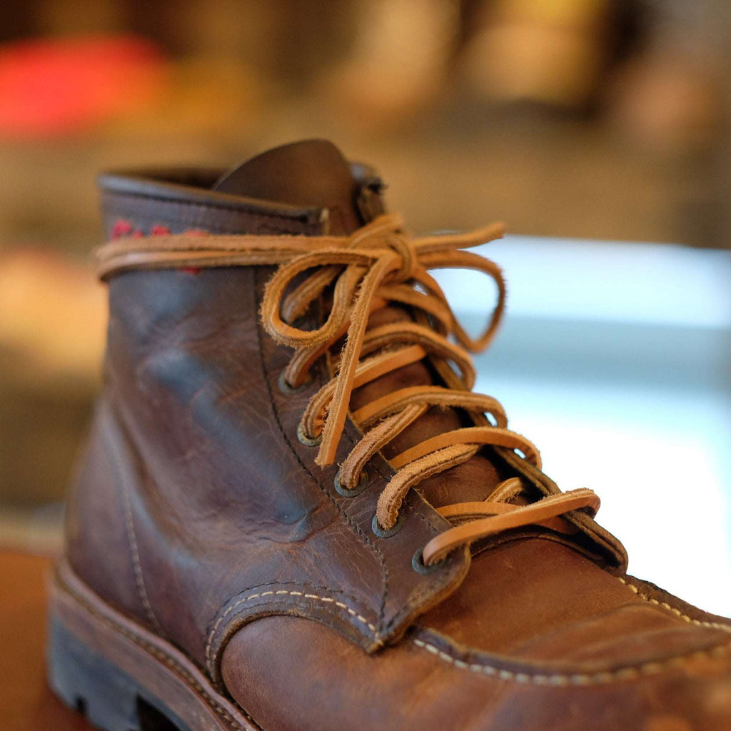 Tea Oak Leather Laces - Chasen (茶栓)