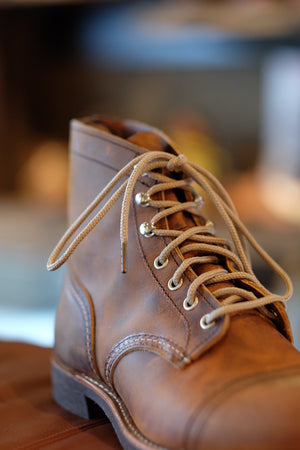 Ishizue (礎) - Stone Tan Round Boot Lace