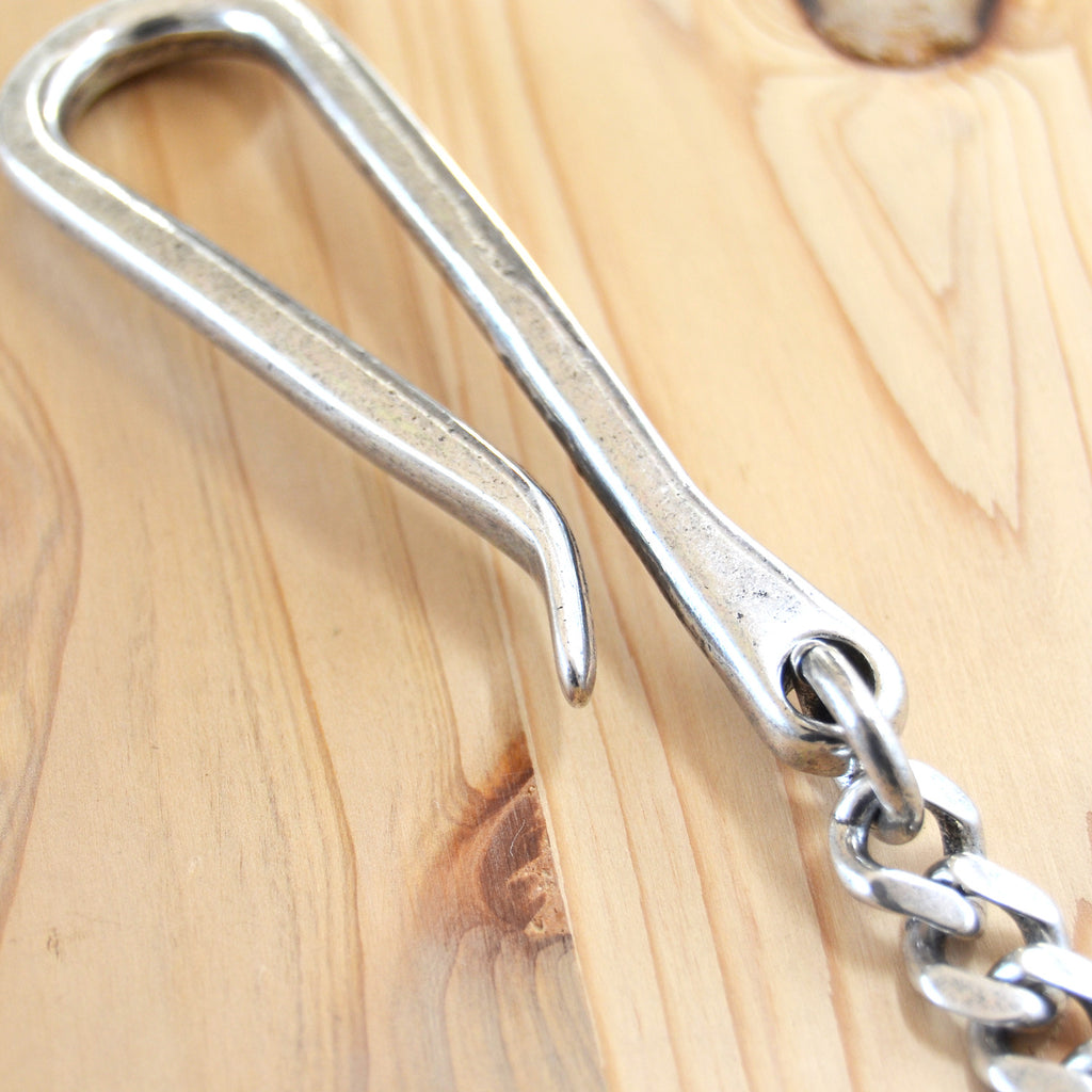 Key Chain Twist, Super-Tumbled 2.5 – Silver Plated
