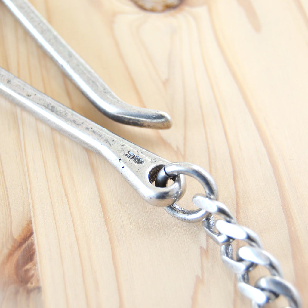 Key Chain Twist, Super-Tumbled 2.5 – Silver Plated