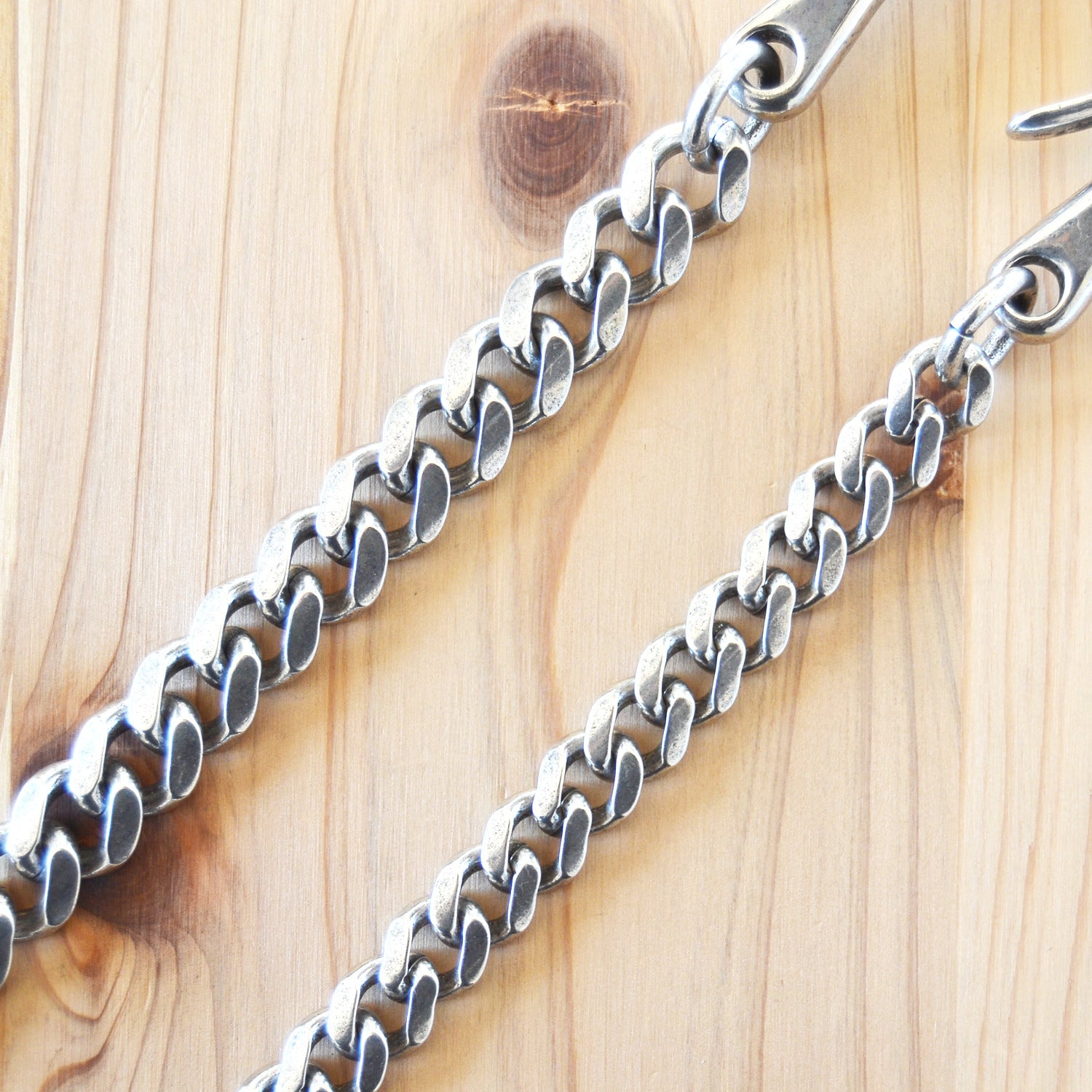 Key Chain Twist, Super-Tumbled 2.5 – Silver Plated