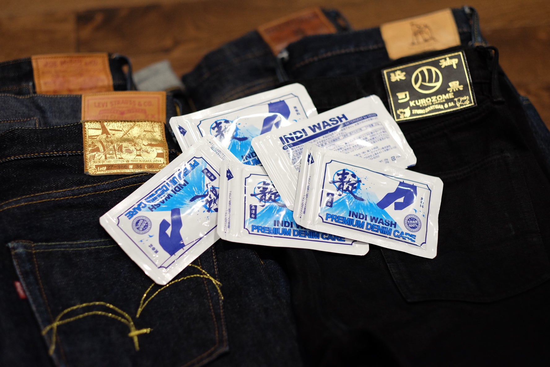 INDI WASH Premium Denim Care Powder Detergent - 1 Pack