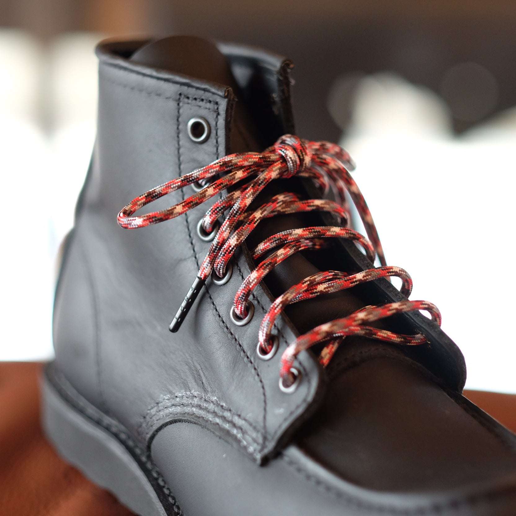 Red Wind Paracord Laces - Akai Kaze (赤い風)