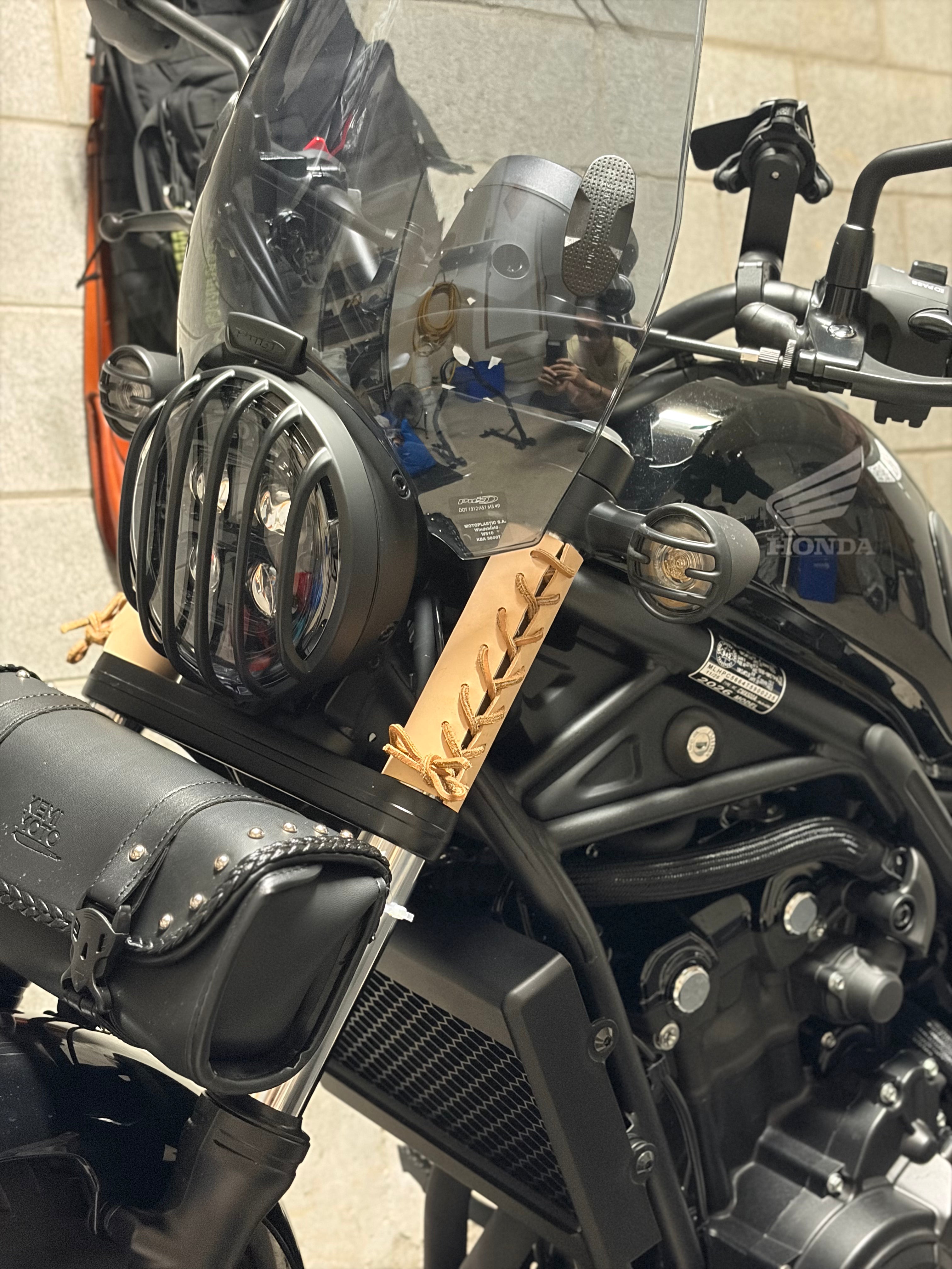 Honda Rebel Leather Fork Wrap (Pair)