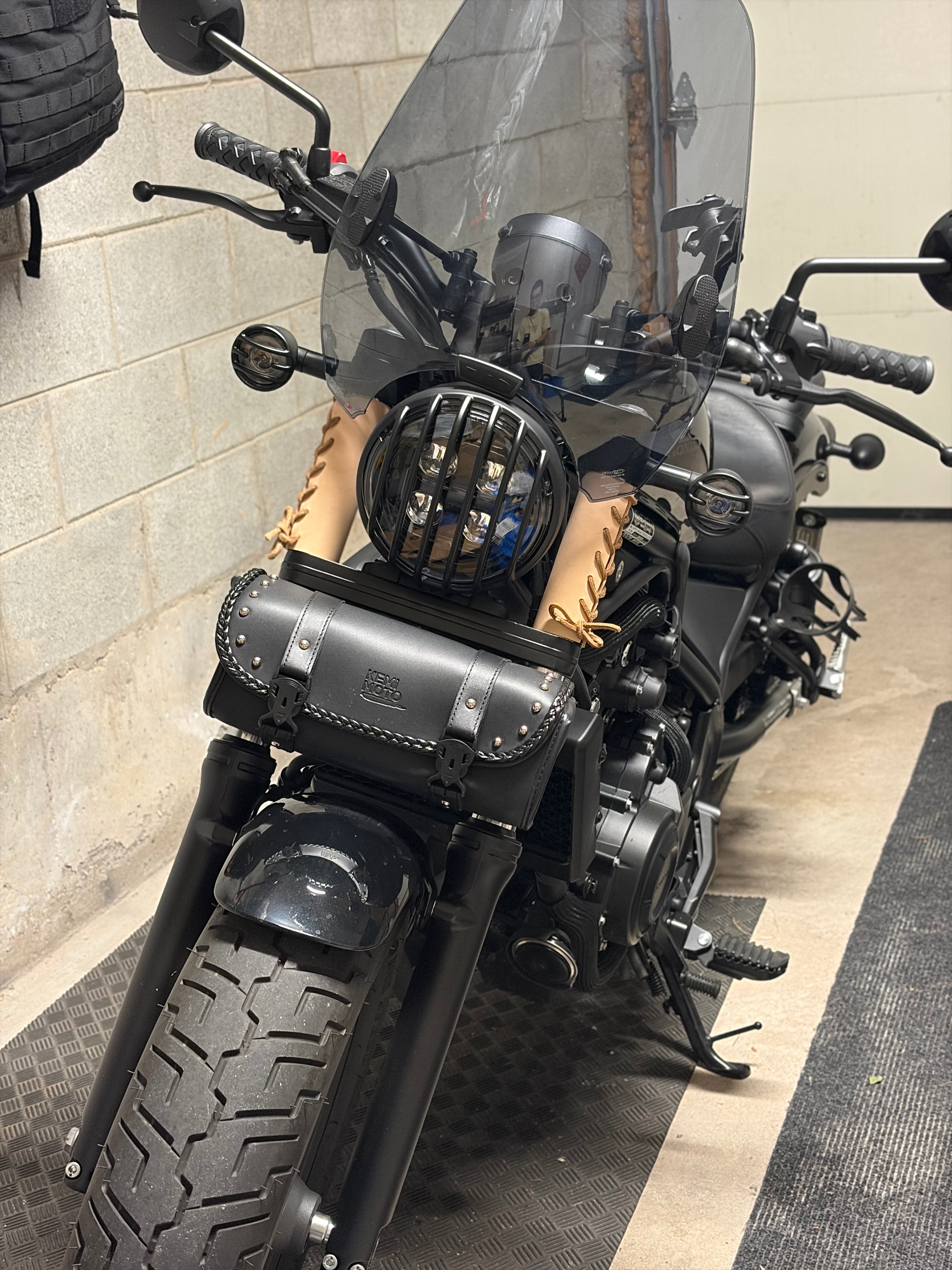 Honda Rebel Leather Fork Wrap (Pair)