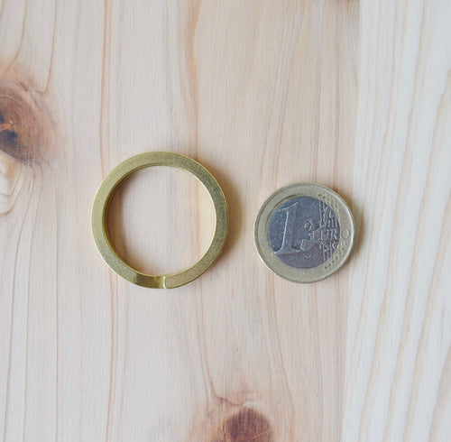 Brass Flat Key Ring