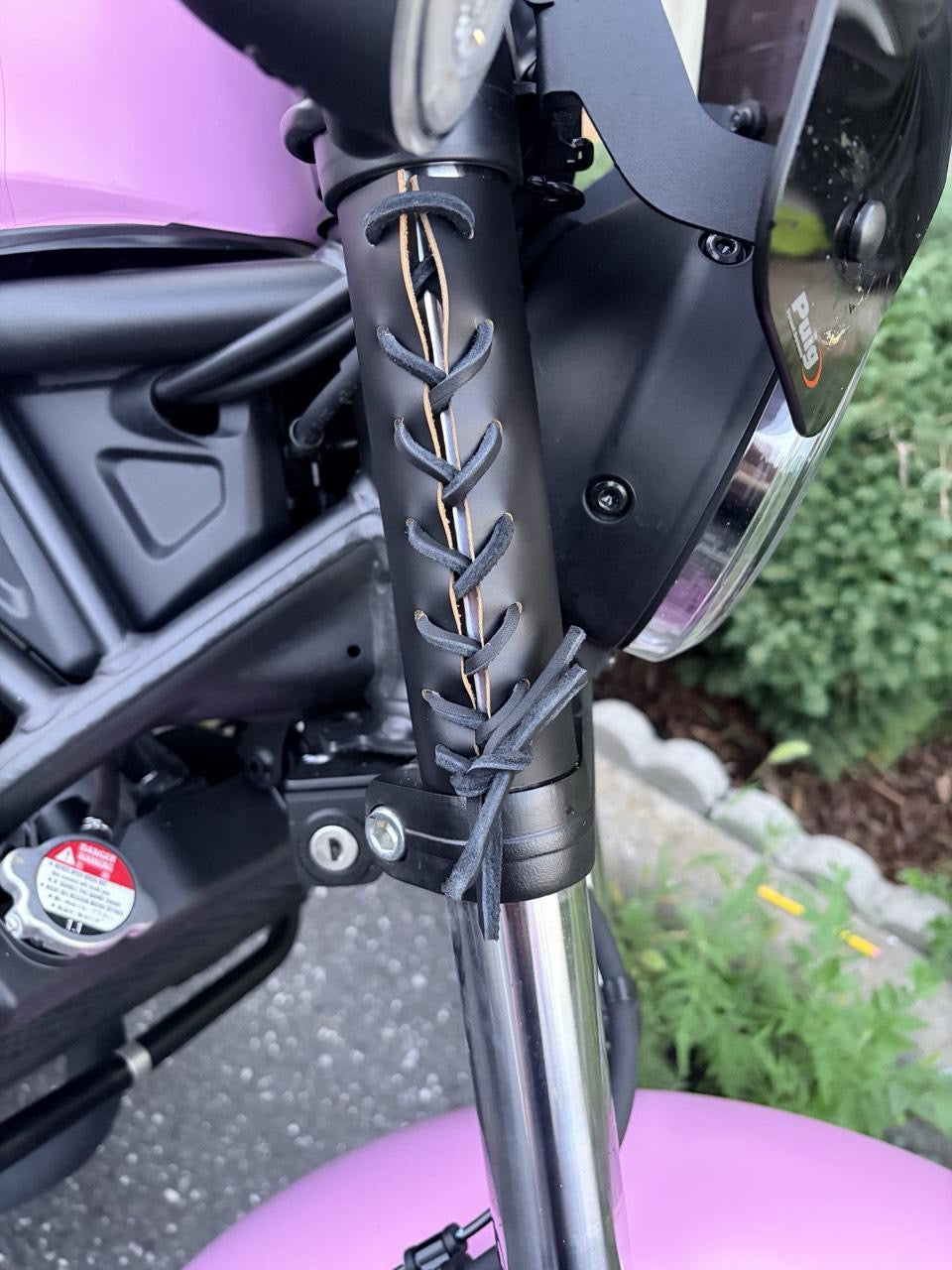 Honda Rebel Leather Fork Wrap (Pair)