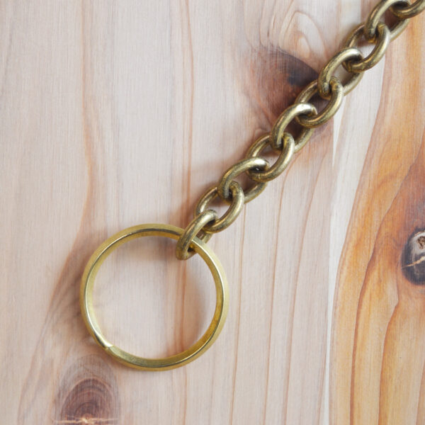 Sand Casted Oval Key Chain