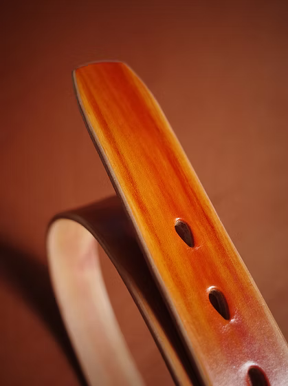 Kakishibu Painted Belt (Brass Oval Garrison Buckle)