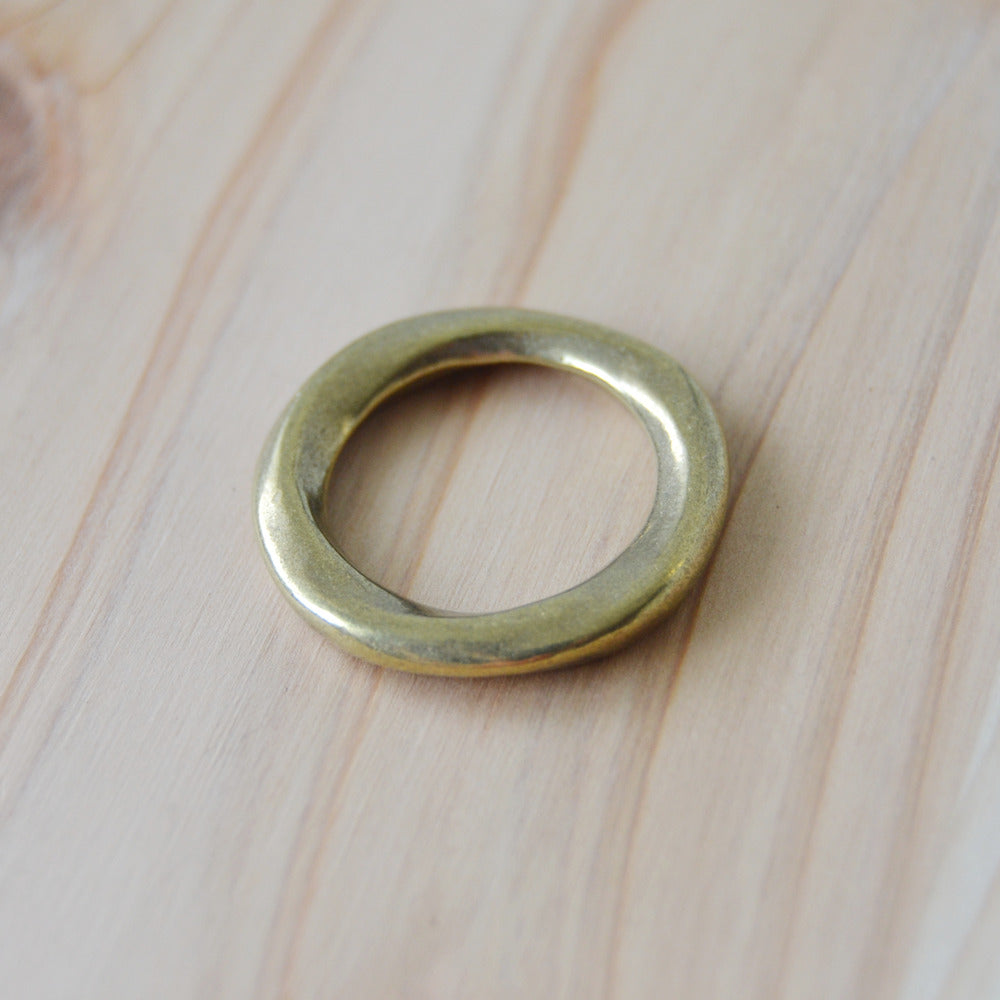 Sand Casted Bandana Ring