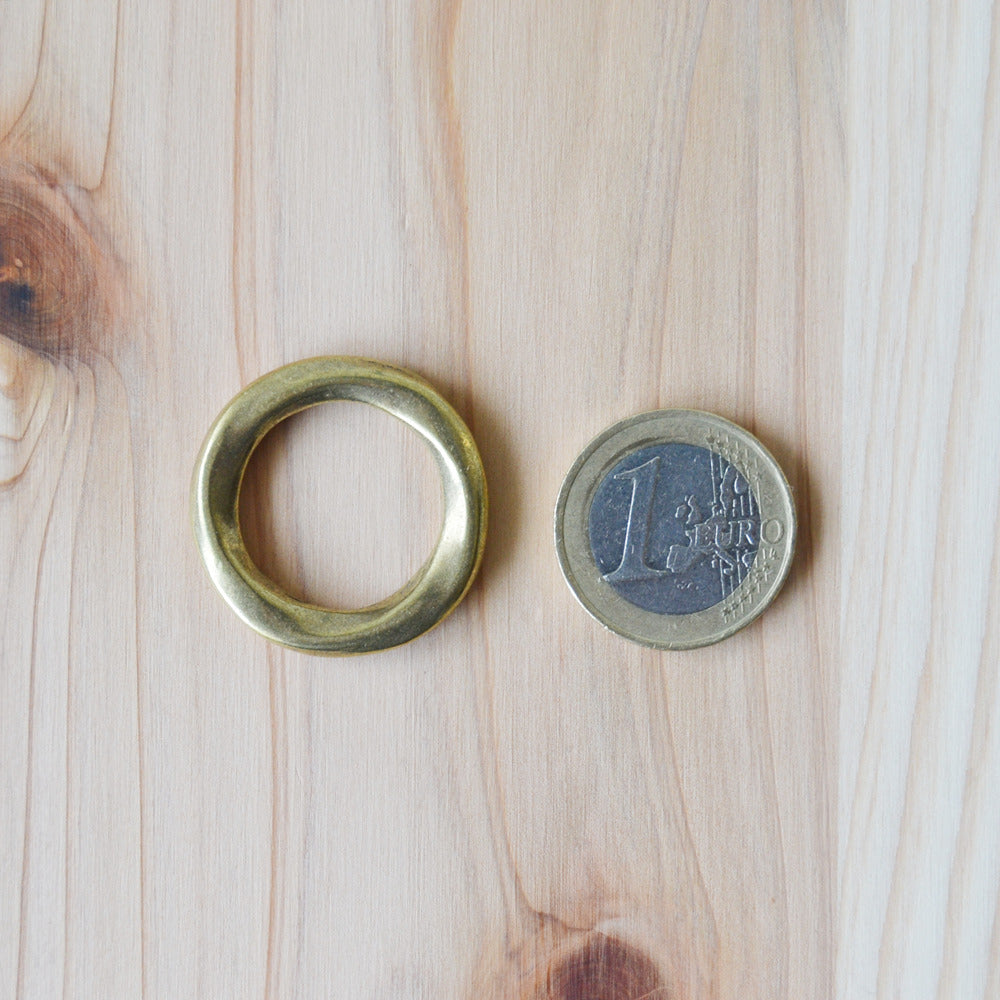 Sand Casted Bandana Ring