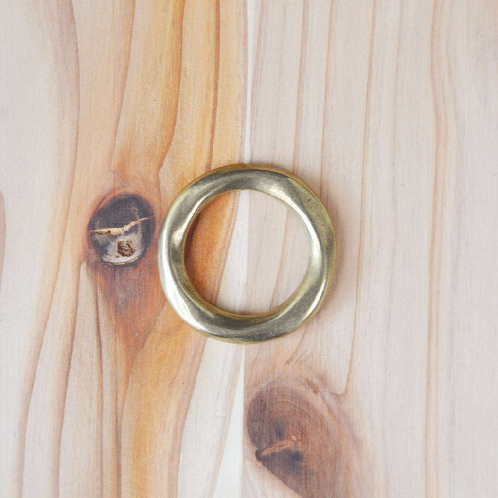 Sand Casted Bandana Ring