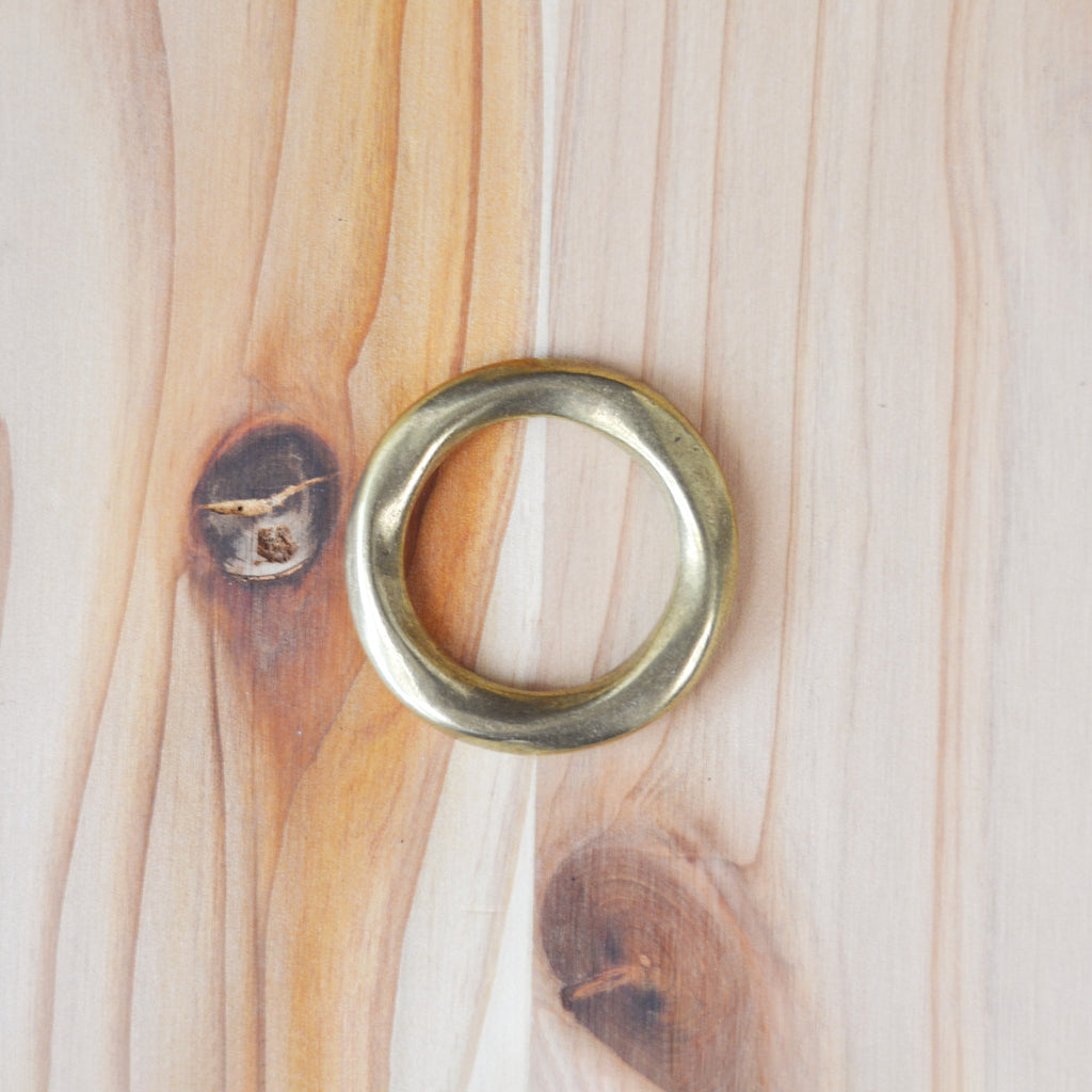 Sand Casted Bandana Ring